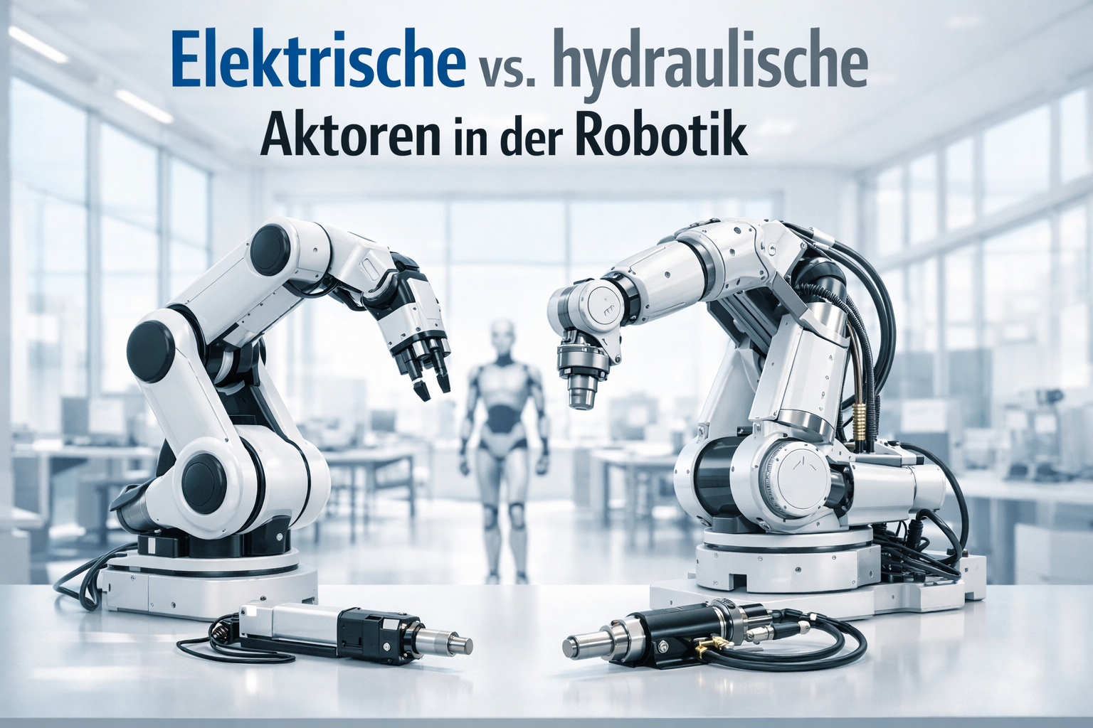 Elektrische vs. hydraulische Aktoren in der Robotik