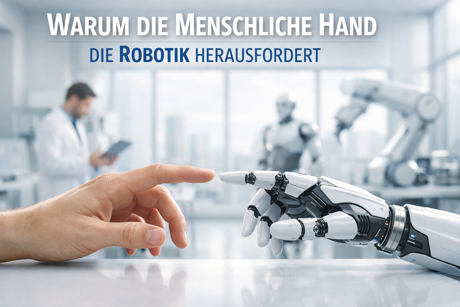Warum die menschliche Hand die Robotik herausfordert