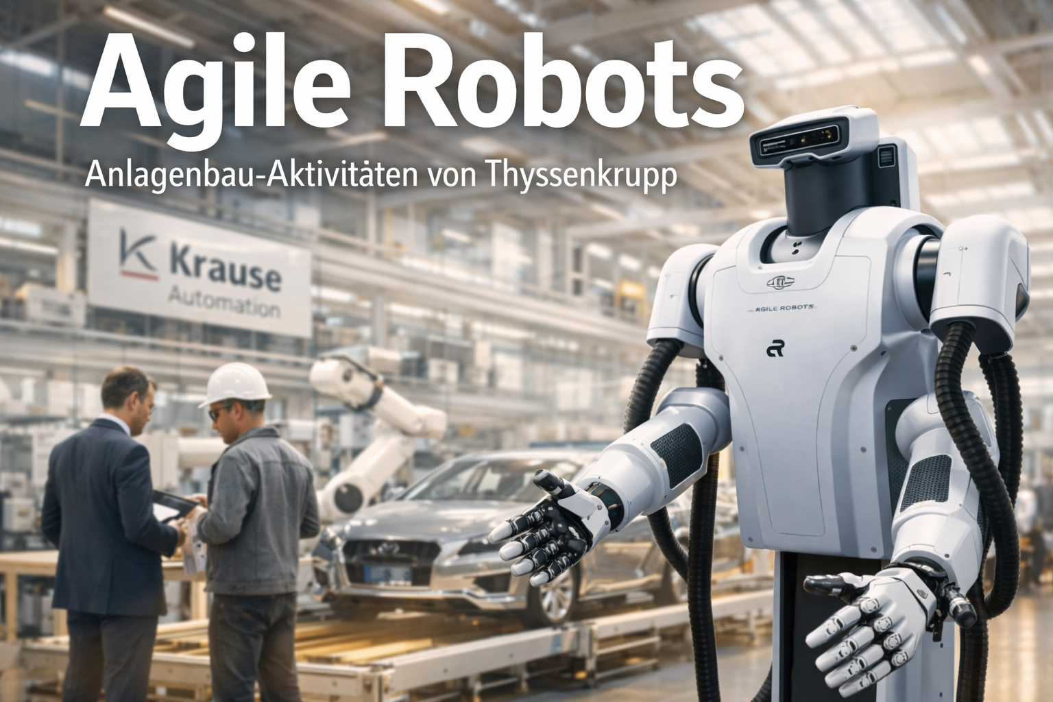 Agile Robots greift nach Thyssenkrupp