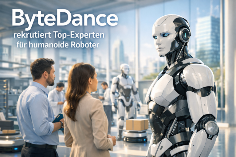 ByteDance investiert gezielt in humanoide Robotik