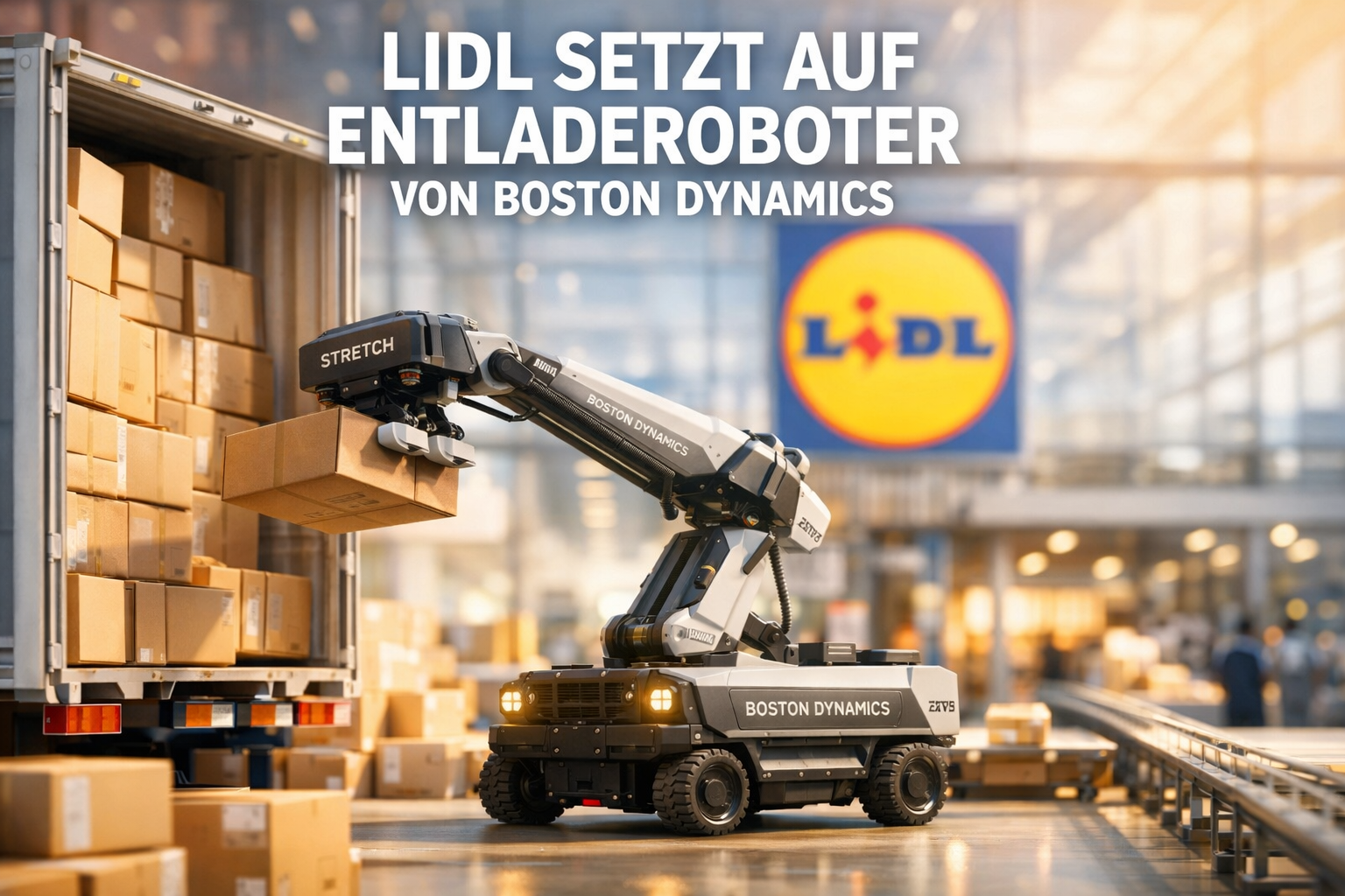 Entladeroboter von Boston Dynamics