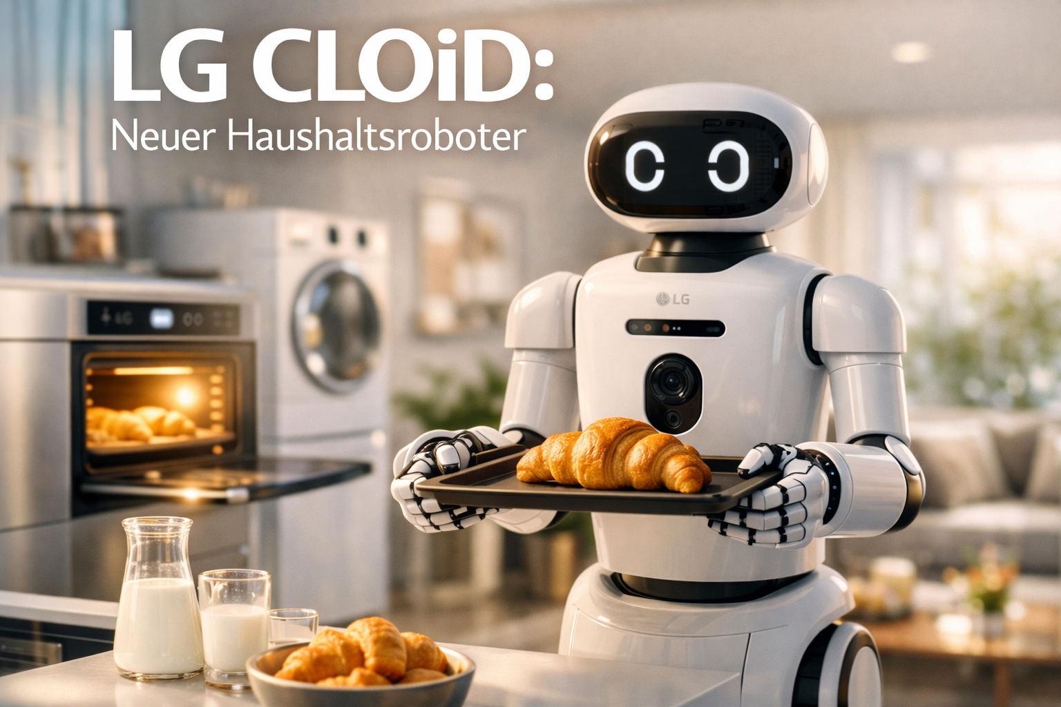 LG CLOiD wäscht und backt selbstständig