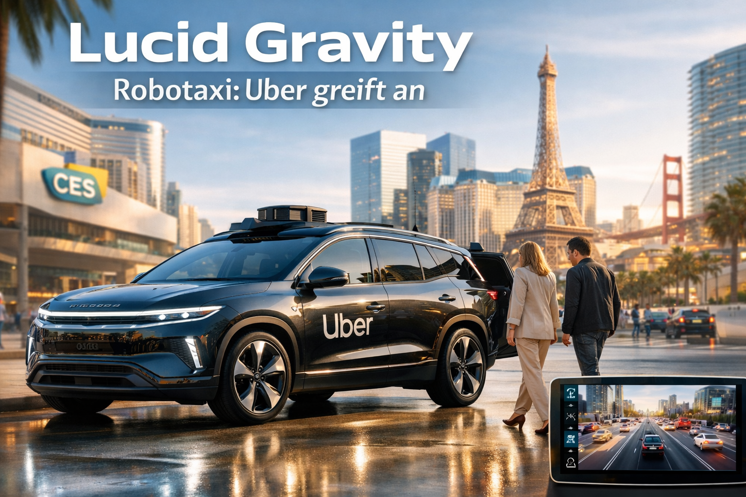 Lucid Gravity Robotaxi: Uber greift an