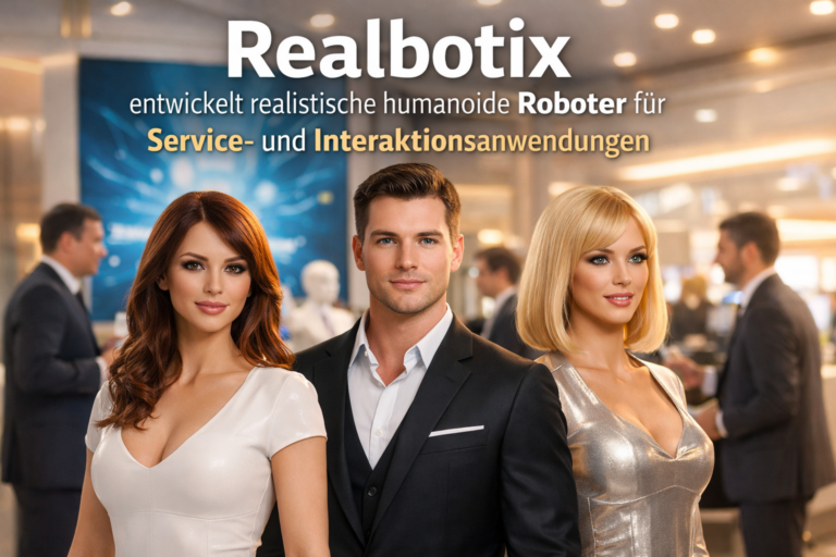 Realbotix: Humanoide Roboter für verschiedenen Einsatz