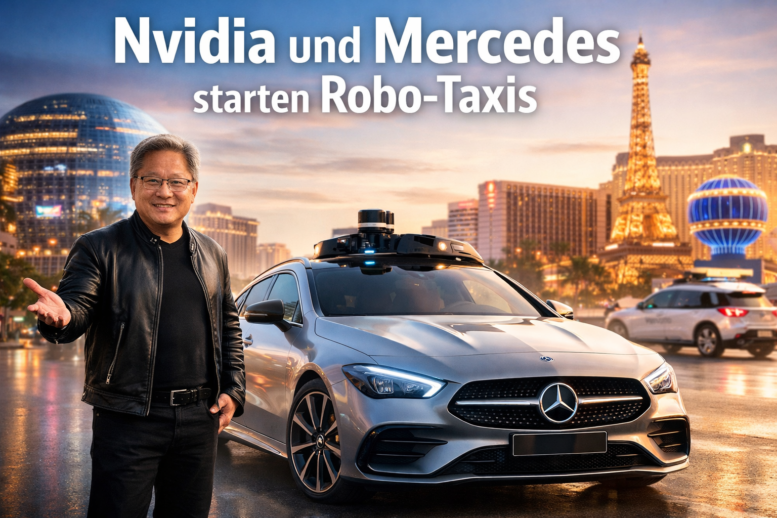 Nvidia und Mercedes starten Robo-Taxis