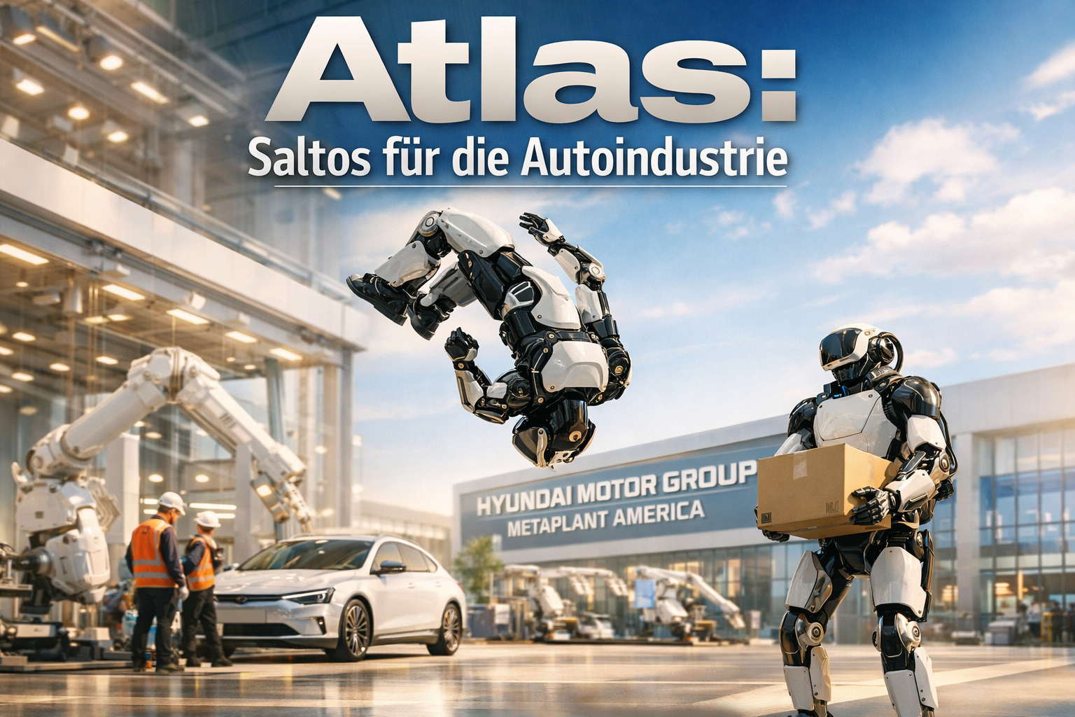 Atlas: Boston Dynamics’ Roboter vollführt Saltos für die Autoindustrie