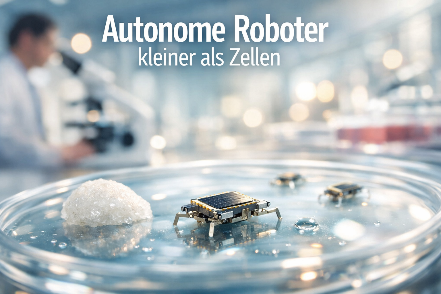 Autonome Roboter kleiner als Zellen
