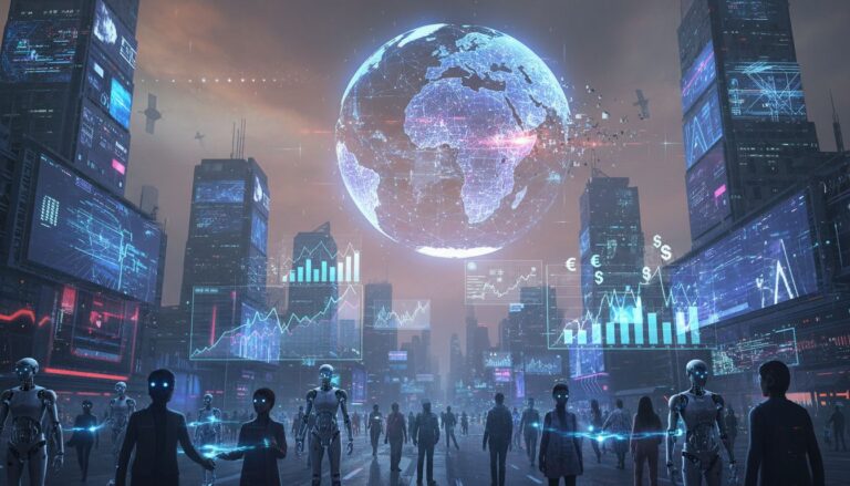 KI-Zukunftsbericht lässt Aktien abstürzen: Droht die Globale Intelligenz-Krise? [Bildinhalt mit KI erstellt]