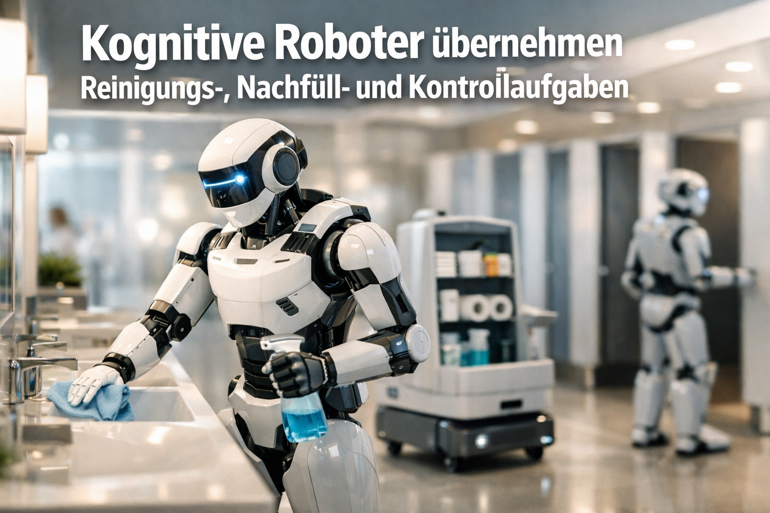 Robotergebäude: Sanitärräume als Testfeld