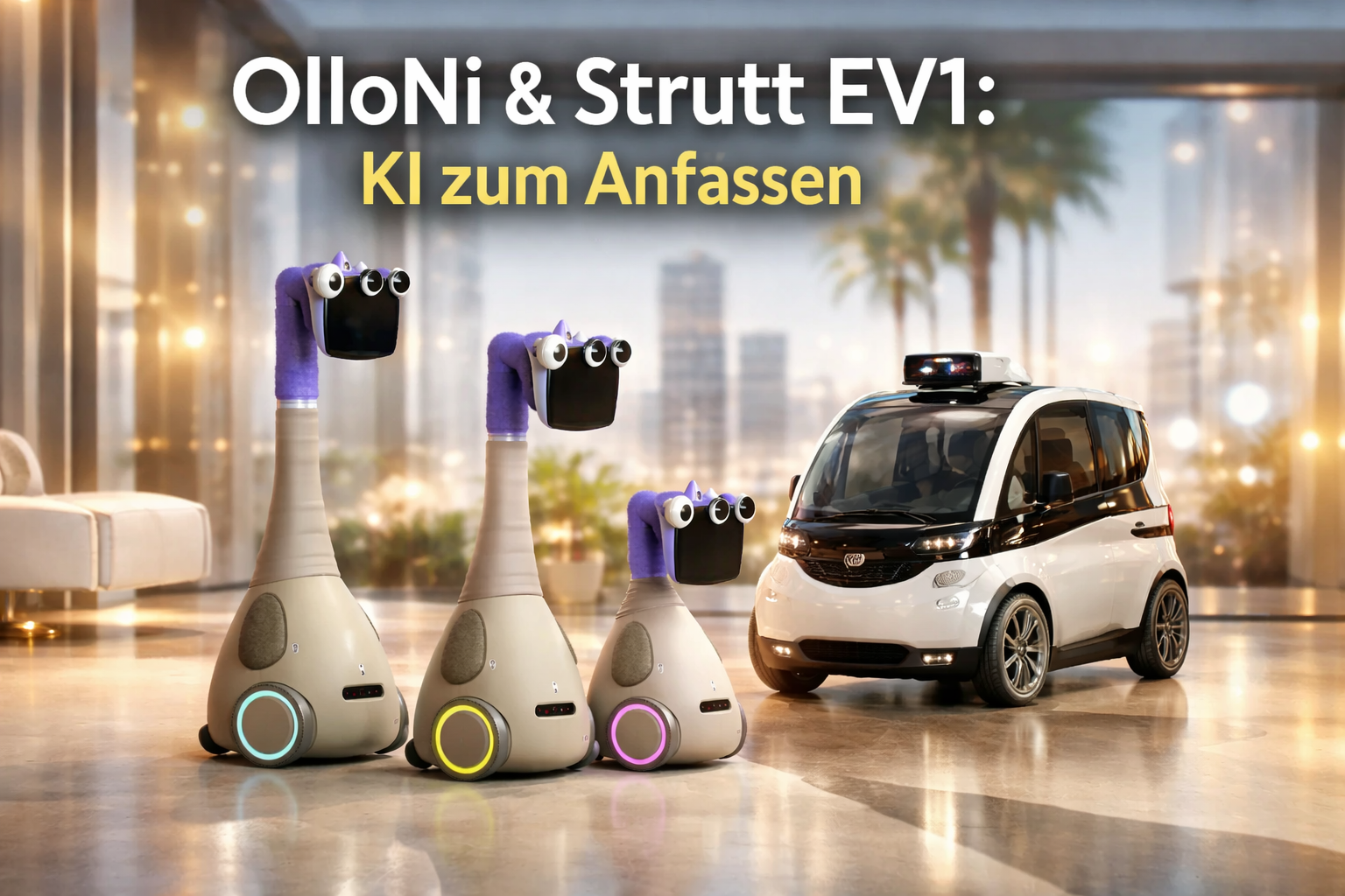 OlloNi & Strutt EV1: KI zum Anfassen