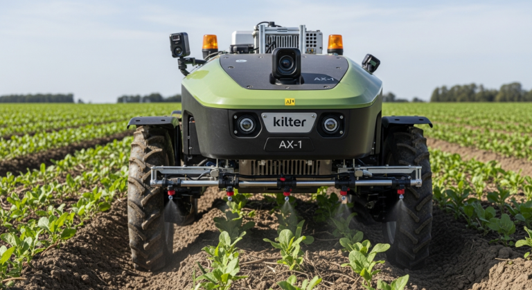 Kubota vertreibt Pflanzenschutz-Roboter [Bildinhalt mit KI erstellt]