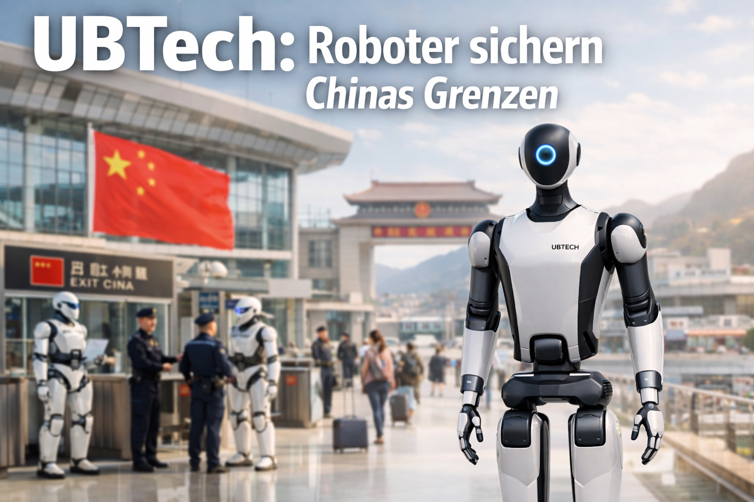 UBTech: Roboter sichern Chinas Grenzen