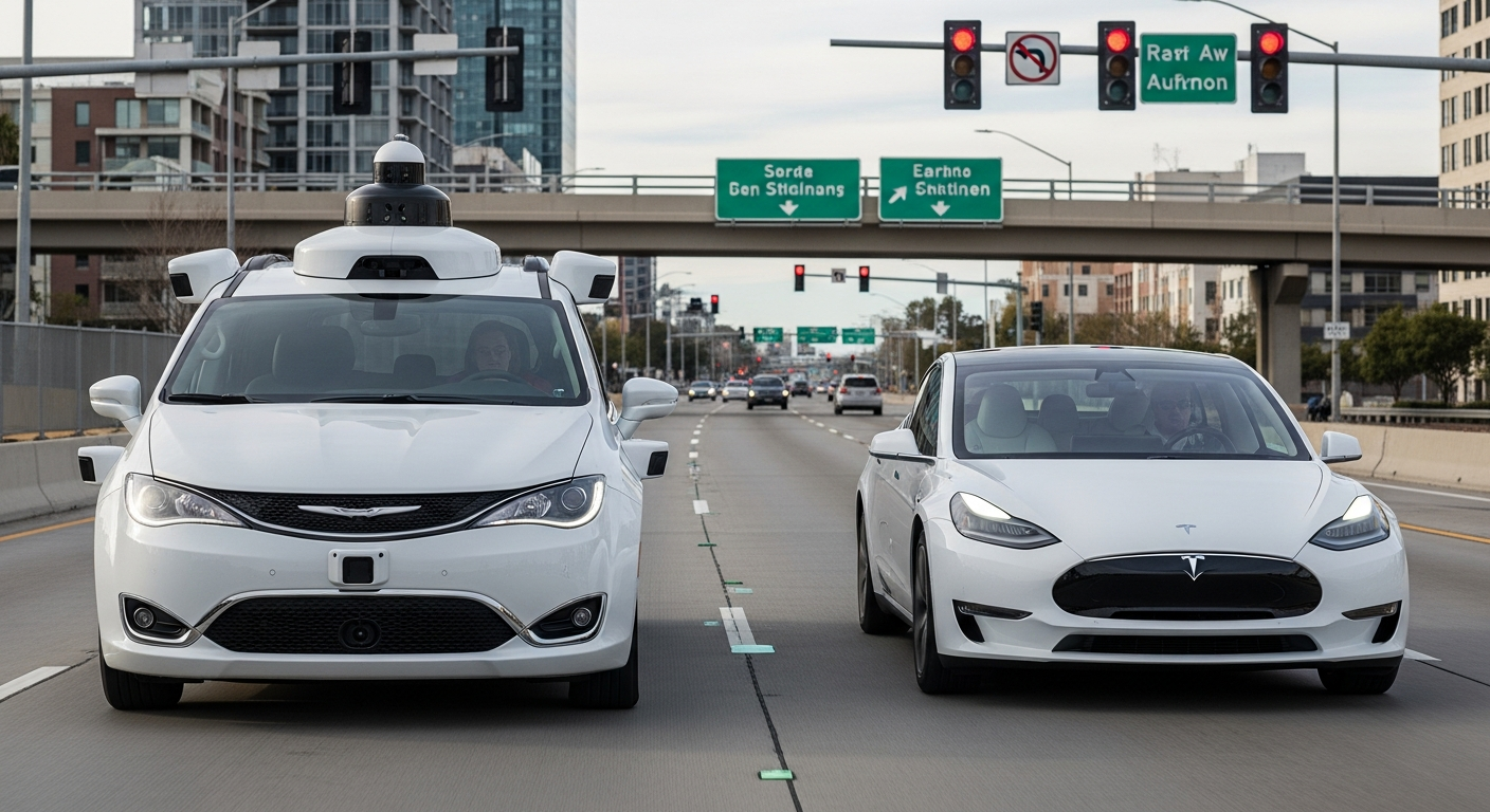 Waymo und Tesla setzen neue Maßstäbe für autonomes Fahren