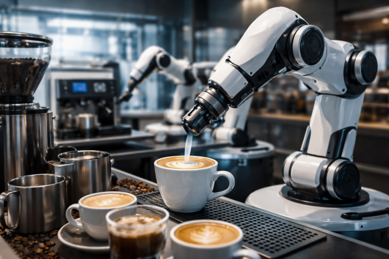 Anno Robot: KI-Kaffee erreicht 98 Prozent Präzision