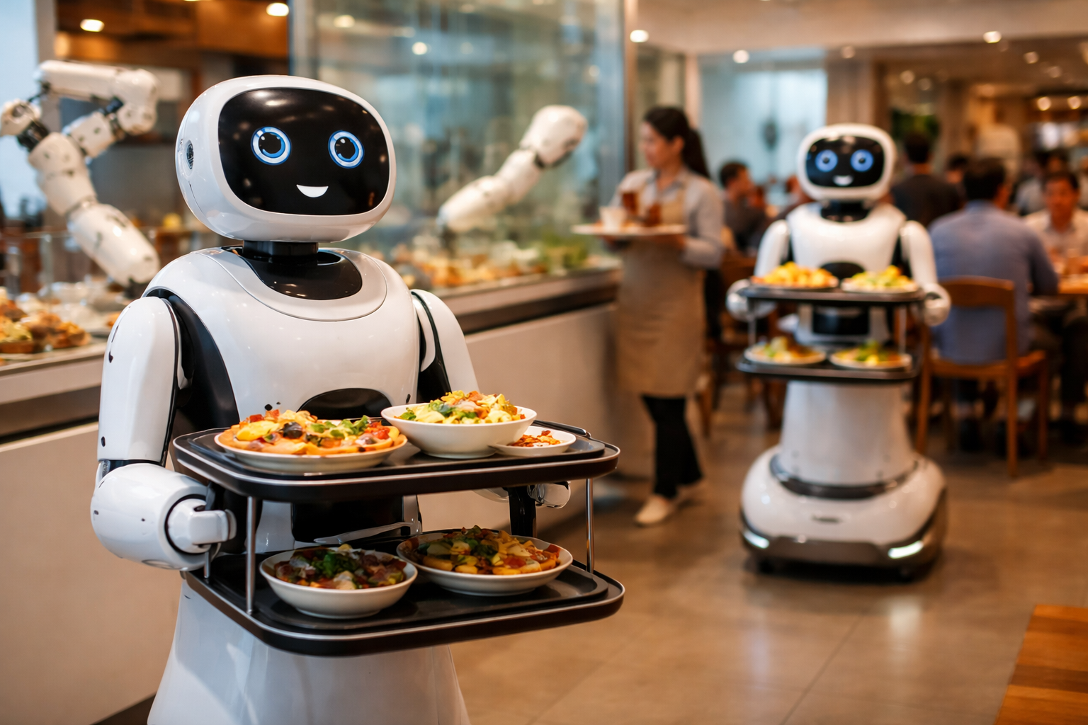 Roboterlösungen in der Gastronomie: Effizienz neu gedacht 1 Roboterlösungen in der Gastronomie: Effizienz neu gedacht