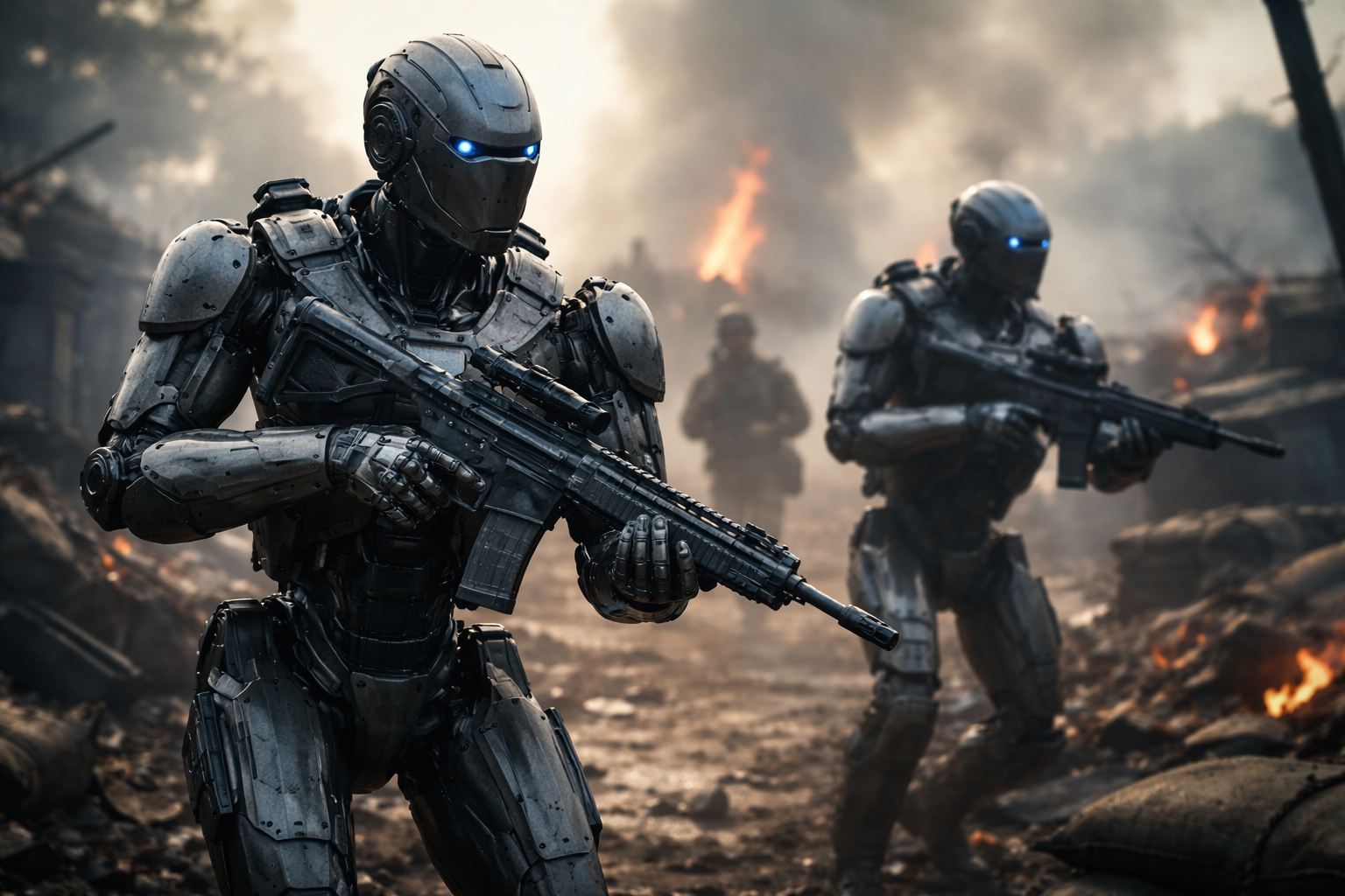 Humanoide Kampfroboter im Ukraine Krieg: Realität 2026