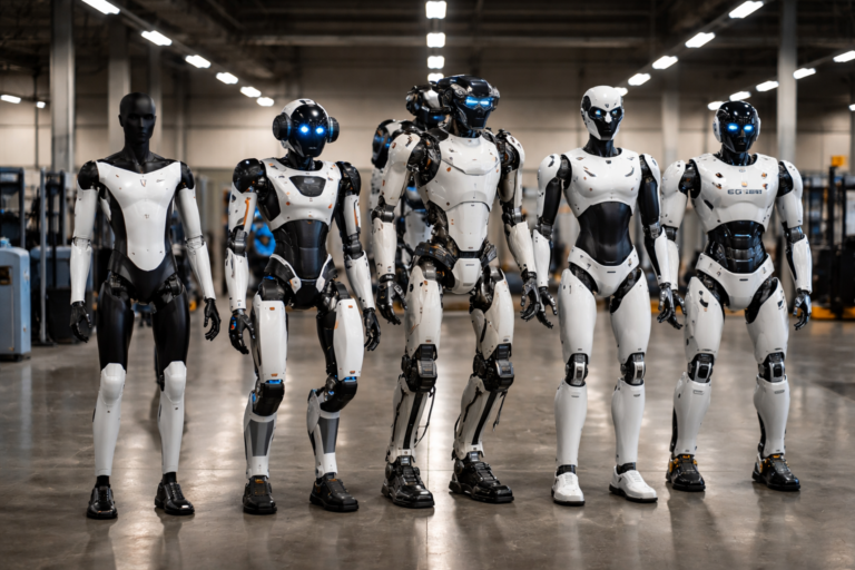 Laufzeitvergleich aktueller humanoider Roboter