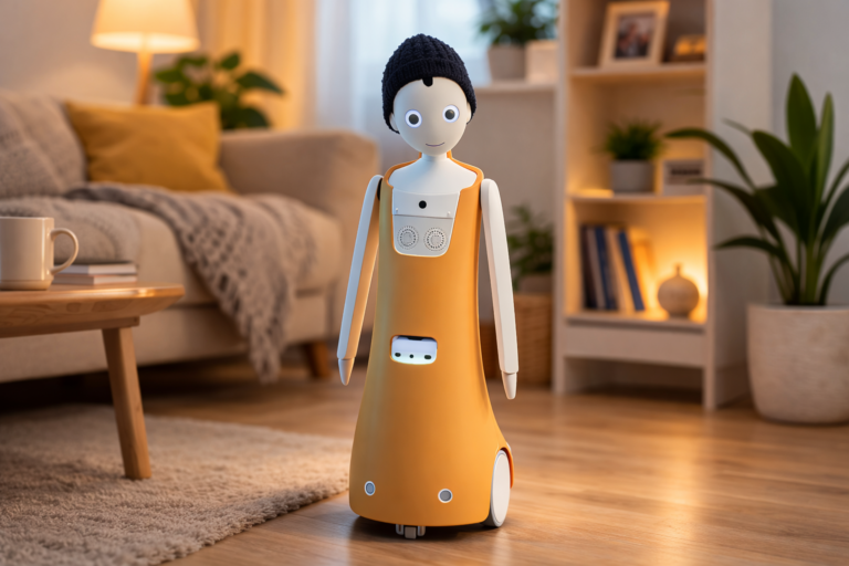 Sozialroboter von Navel Robotics schon 2026 im Pflegeeinsatz