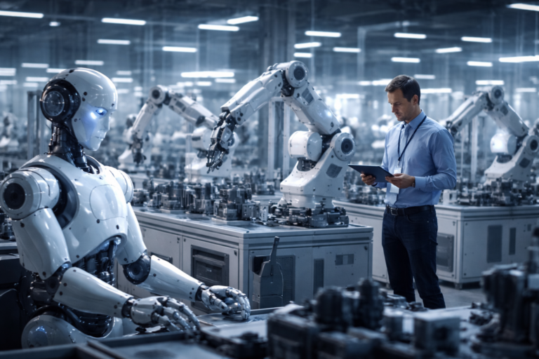 Das Ende der Arbeit? Strategien für eine Roboter-Ökonomie [Bildinhalt mit KI erstellt]