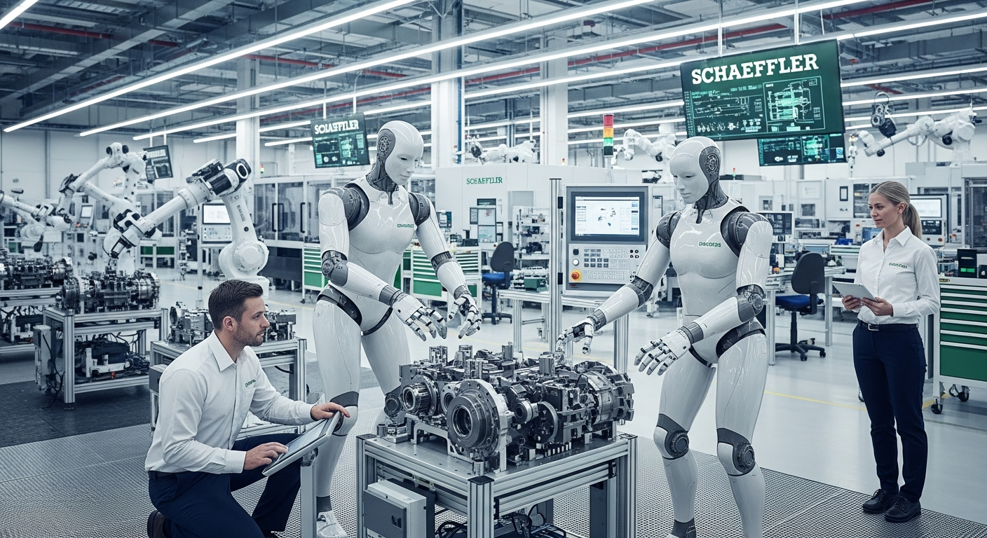 Schaeffler plant tausende humanoide Roboter bis 2035