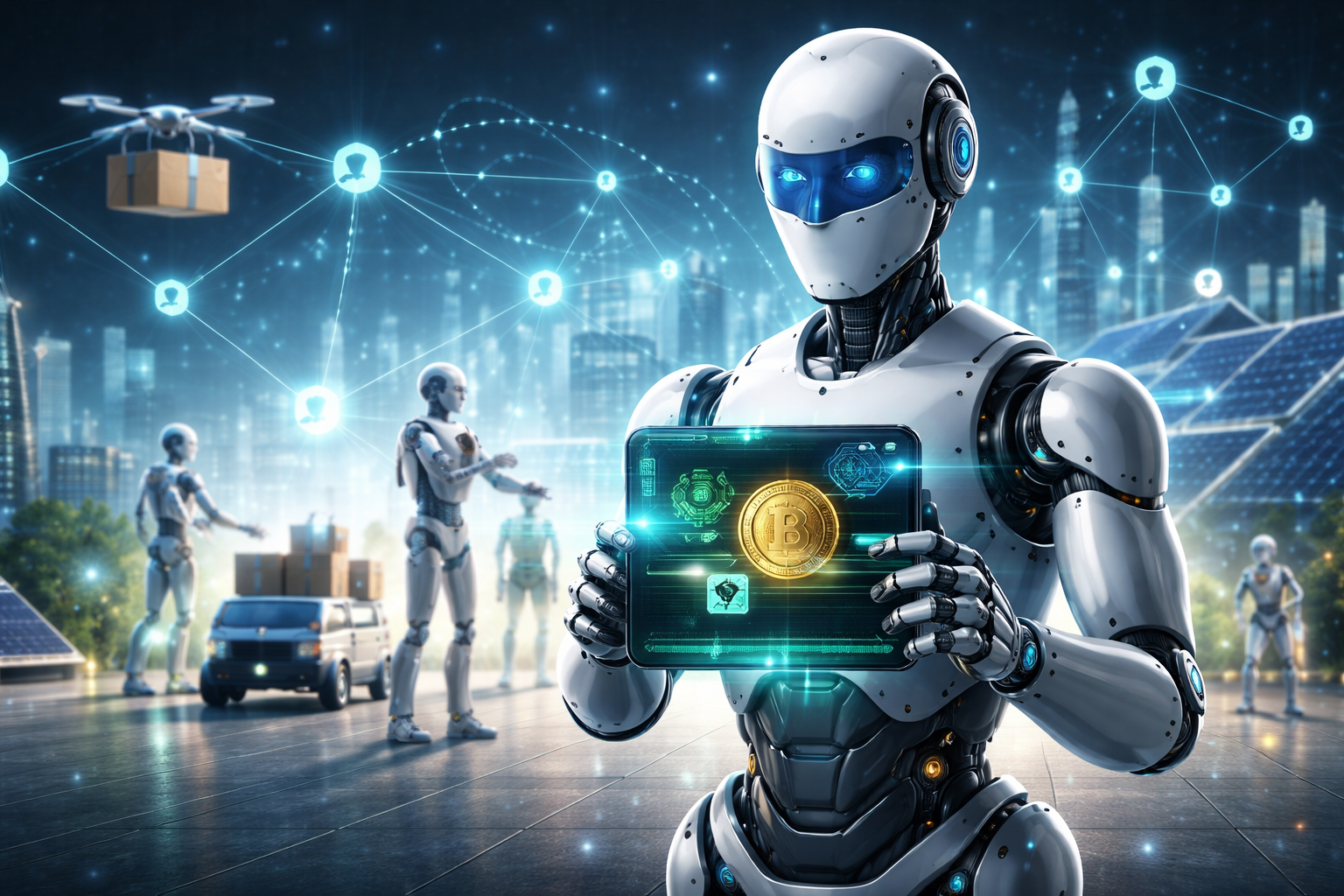 Dezentrale Robotik: Warum Roboter jetzt eine eigene Wallet brauchen.