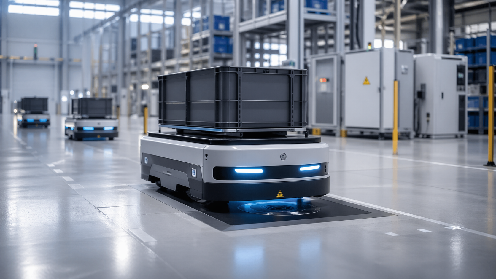 Induktive Ladetechnik ist ein Gamechanger für autonome Roboter