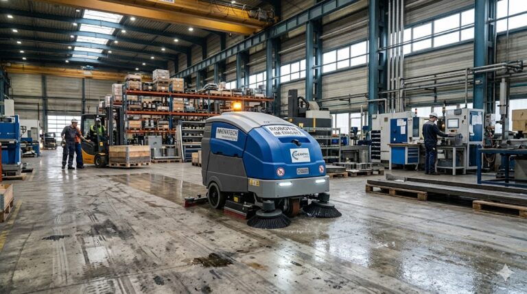 Wischroboter in der Industrie