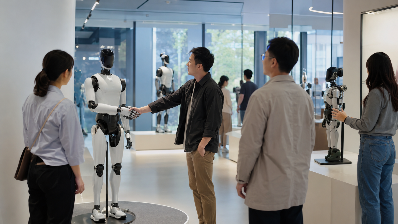 Humanoide Roboter drängen in den Alltag: Billionenmarkt trifft auf wackelige Realität [Bildinhalt mit KI erstellt]