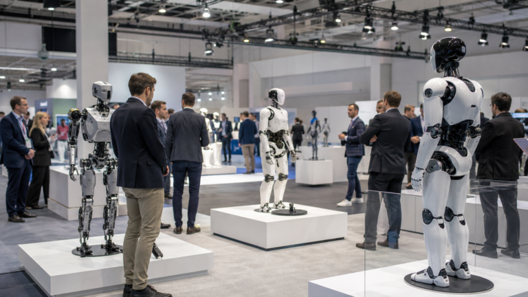 Humanoide Roboter Hersteller [Bildinhalt mit KI erstellt]