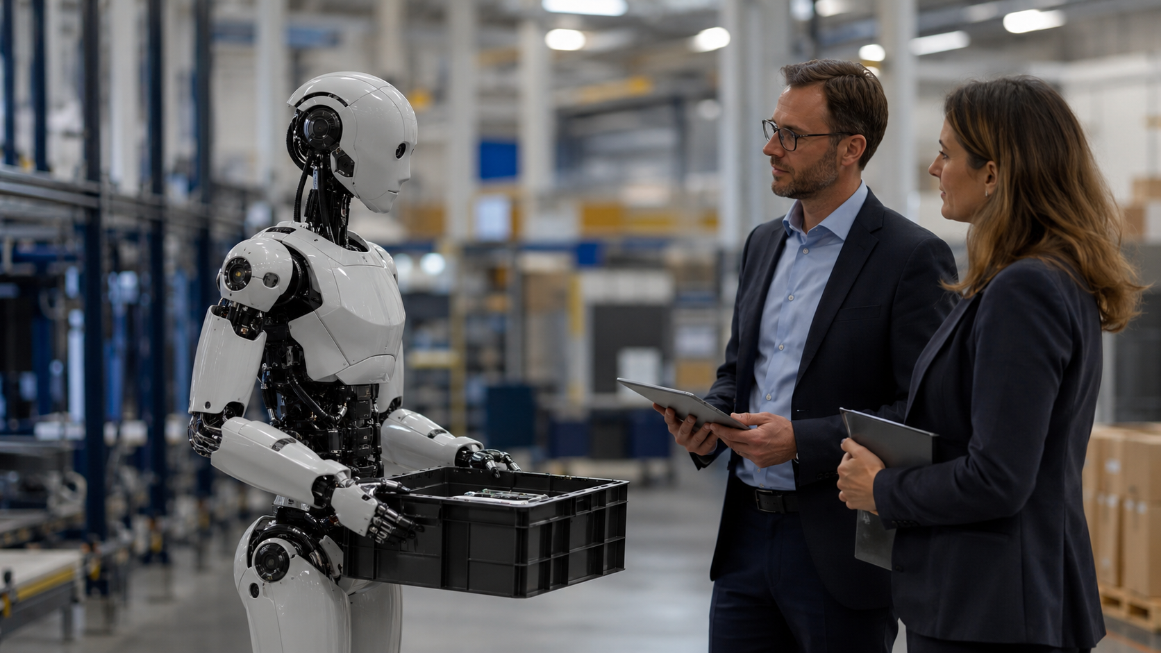 Mit humanoiden Robotern Geld verdienen [Bildinhalt mit KI erstellt]