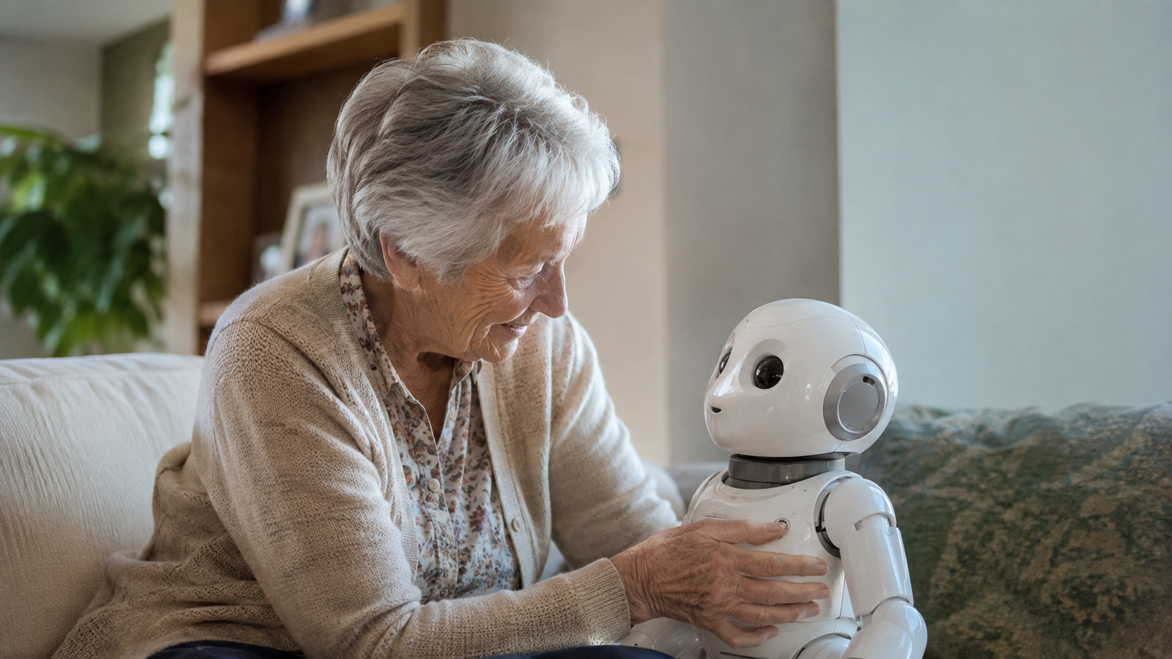 Gegen die Einsamkeit: Wie KI-Roboter unsere Gesellschaft für immer verändern [Bildinhalt mit KI erstellt]