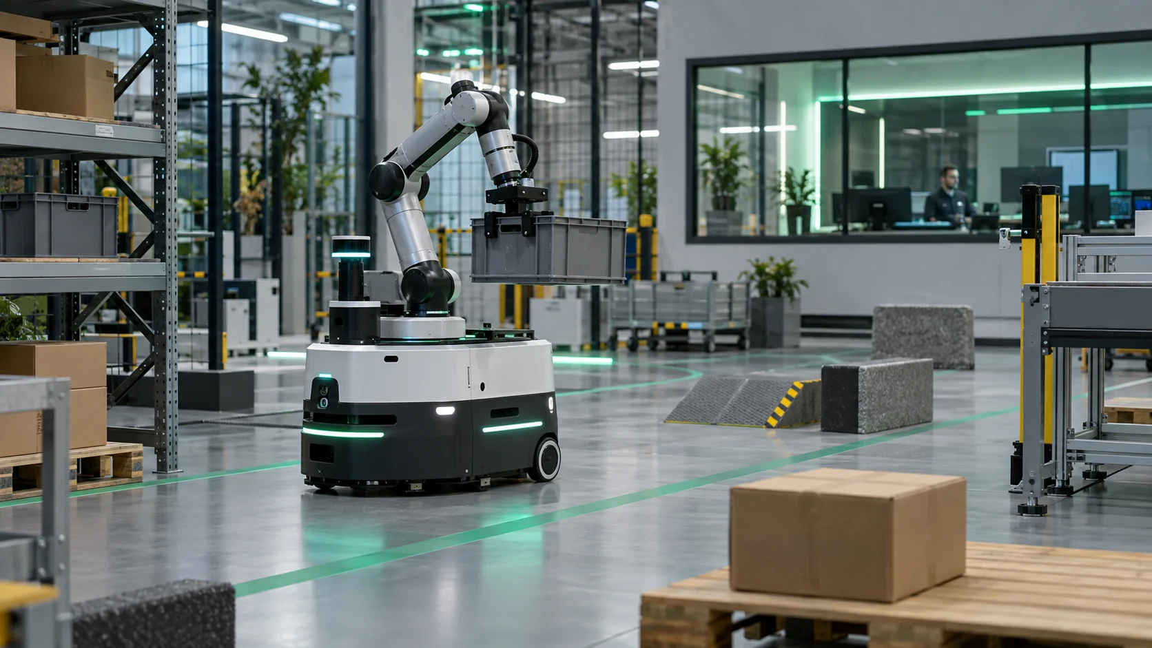 Autonomiegrad Roboter in der Robotik – redaktionelle Symbolaufnahme [Bildinhalt mit KI erstellt]