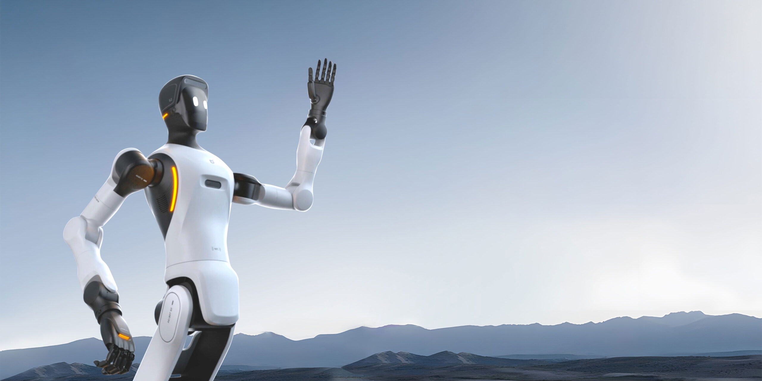 AgiBot G2 als radbasierter humanoider Industrieroboter [Bildinhalt mit KI erstellt]