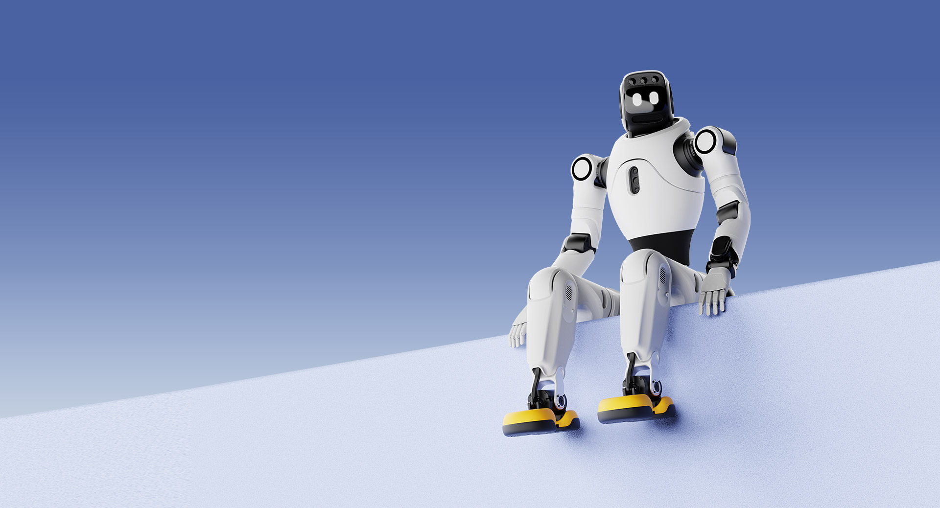 AgiBot X2 Humanoid in offizieller Herstellerdarstellung [Bildinhalt mit KI erstellt]