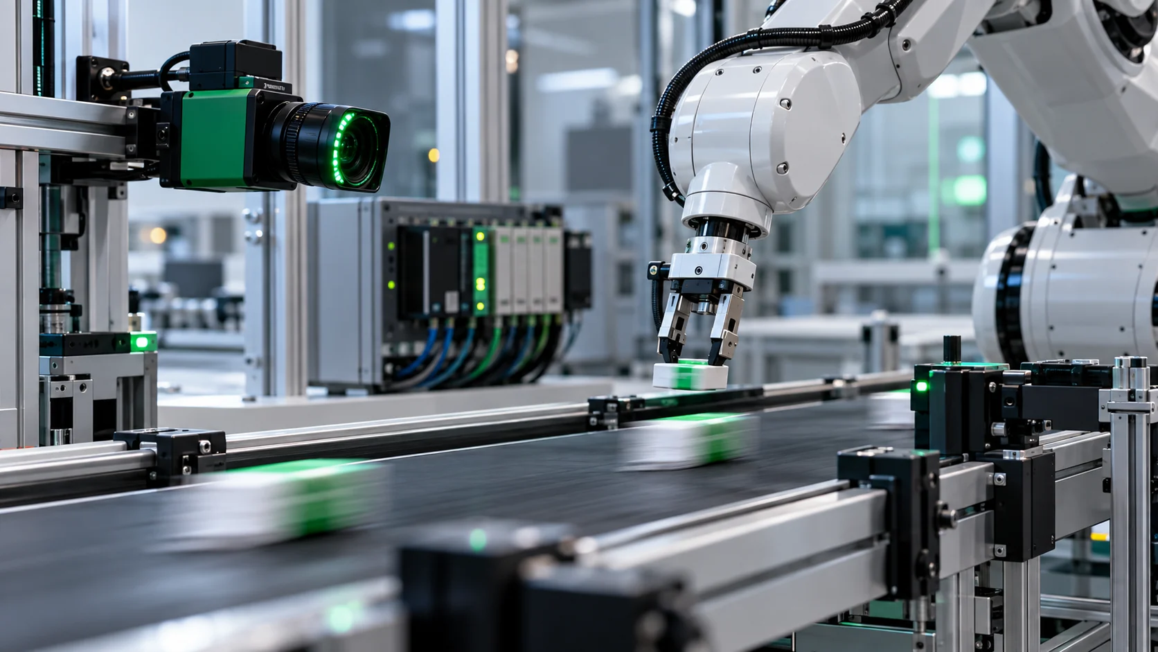 Echtzeit Robotik in der Robotik – redaktionelle Symbolaufnahme [Bildinhalt mit KI erstellt]