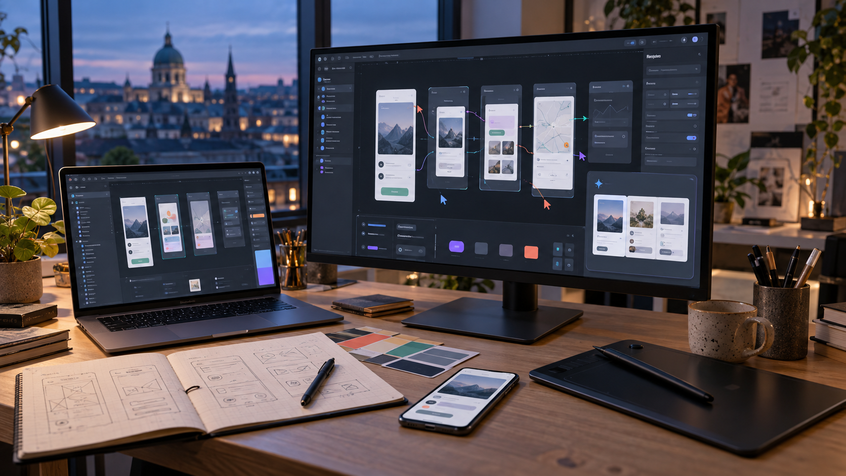 Figma-Erfahrungen mit kollaborativem UI-Design, Prototyping und AI [Bildinhalt mit KI erstellt]