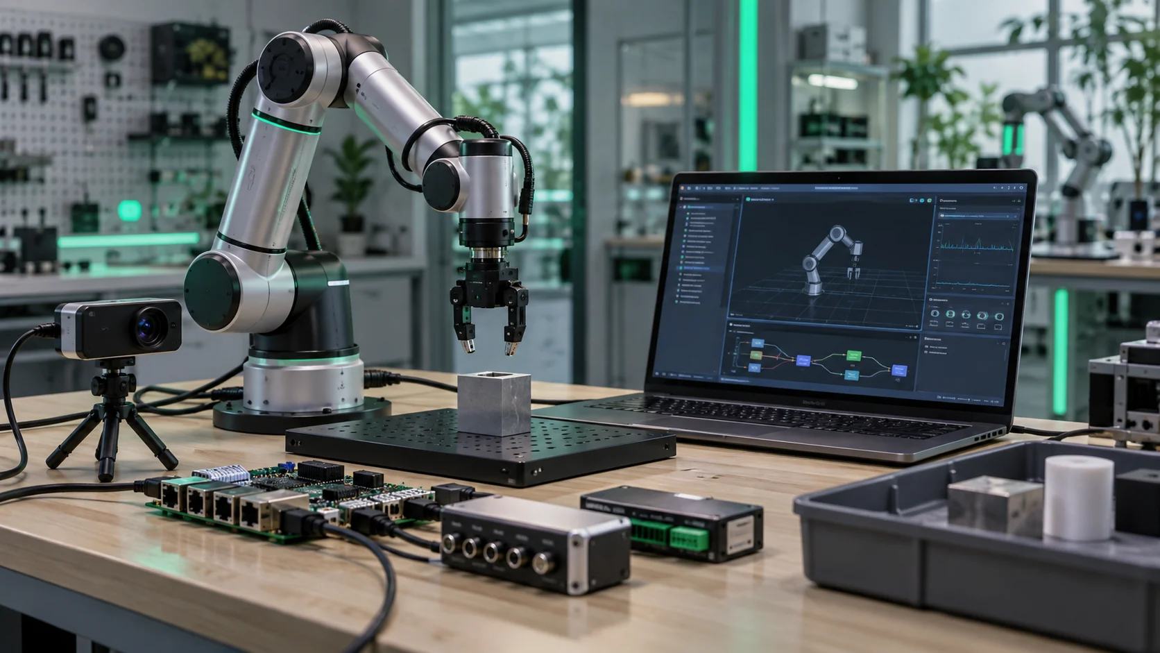 Robotik SDK in der Robotik – redaktionelle Symbolaufnahme [Bildinhalt mit KI erstellt]
