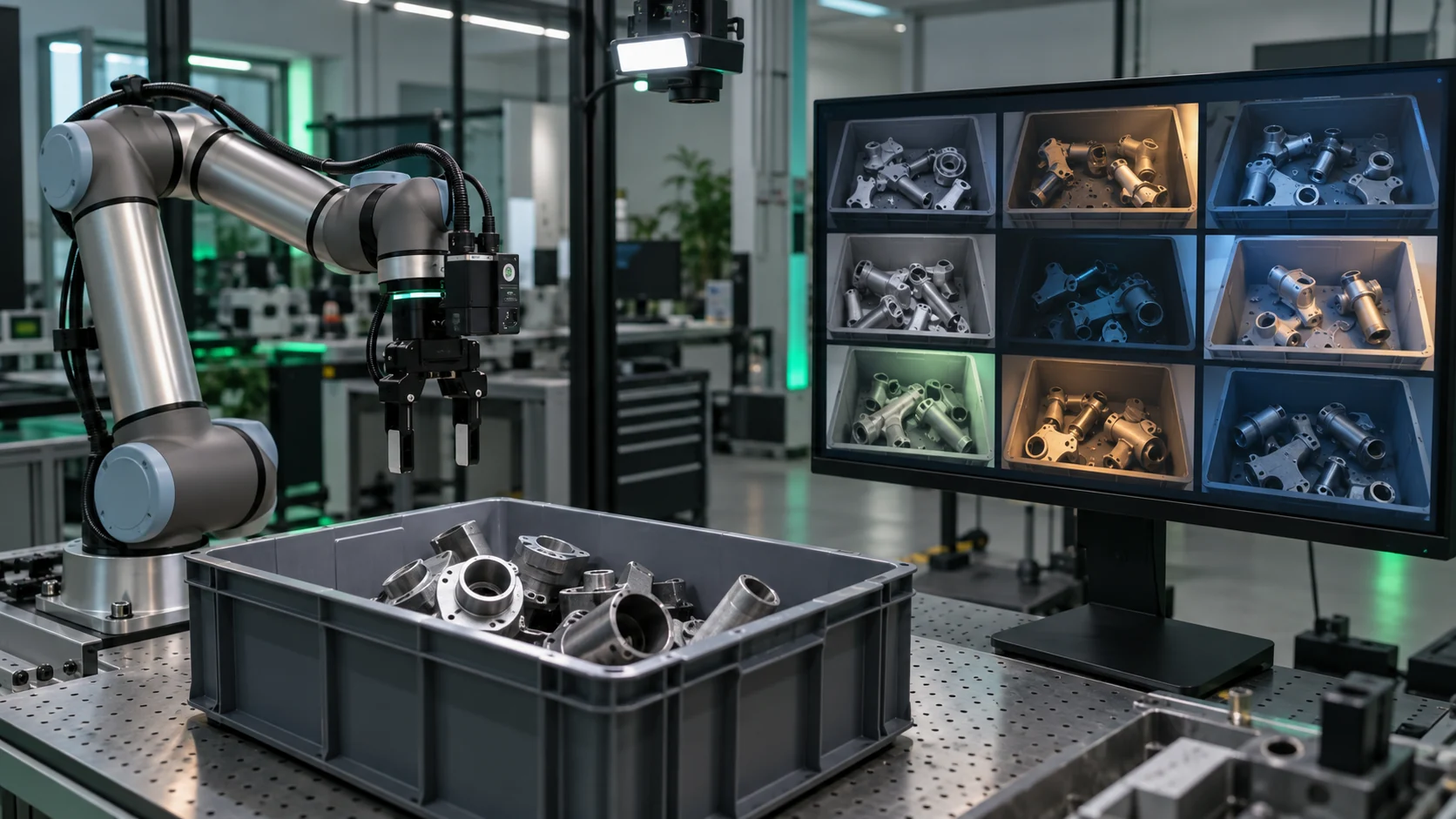 Synthetische Daten Robotik in der Robotik – redaktionelle Symbolaufnahme [Bildinhalt mit KI erstellt]