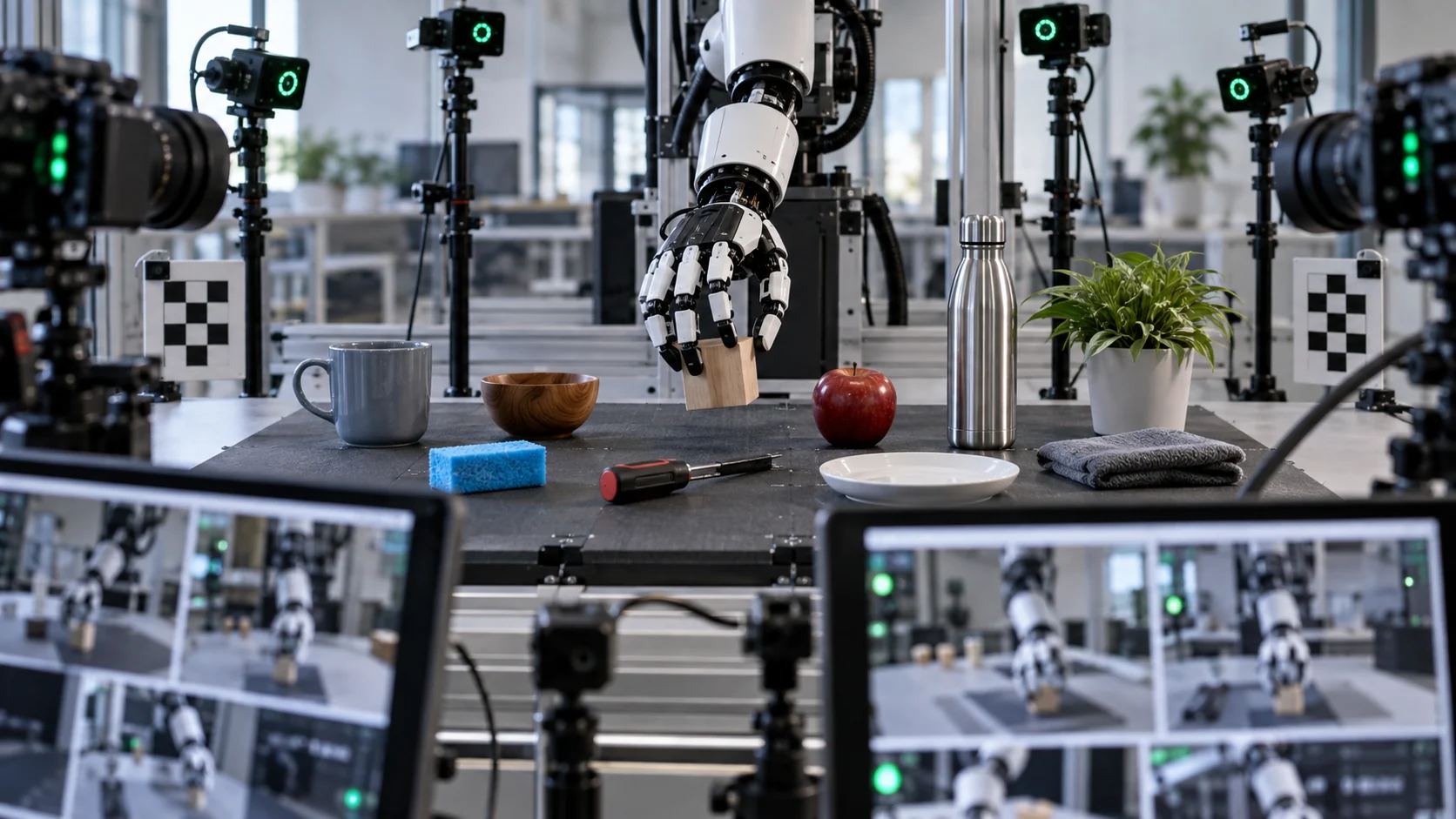 Roboterdaten in der Robotik – redaktionelle Symbolaufnahme [Bildinhalt mit KI erstellt]