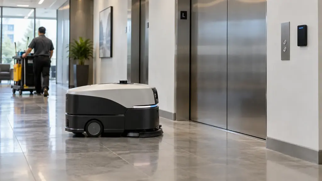 Des robots de service pourraient utiliser portes et ascenseurs